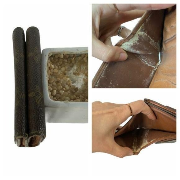 Authentic Louis Vuitton Wallet Portefeiulle Elise Trifold LV Vintage - Picture 10 of 12